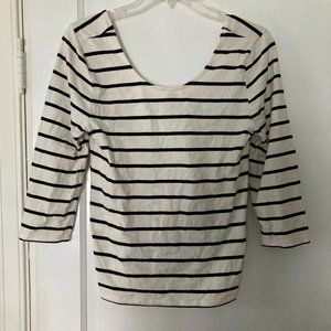 Black and White Striped Top from H & M